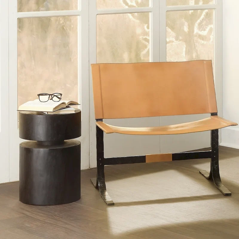 Dylan Wood Round Side Table