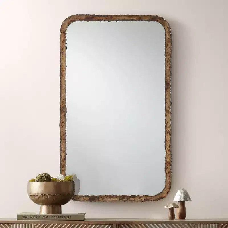 Uttermost Julian Oxidized Bronze 24 x 40 Rectangular Mirror