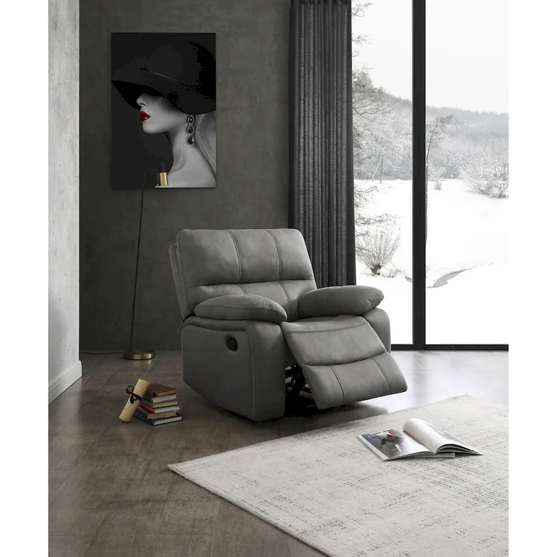 Betsy Furniture 3 Piece Microfiber Reclining Living Room Set, Sofa, Loveseat and Chair