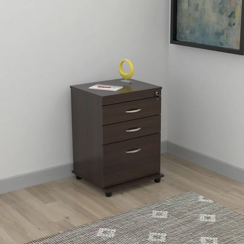 Porch & Den Fremont 3-drawer Espresso File Cabinet
