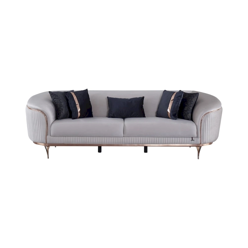Kyt 4 Pieces Living Room Sets 2 Sofa 2 Chair