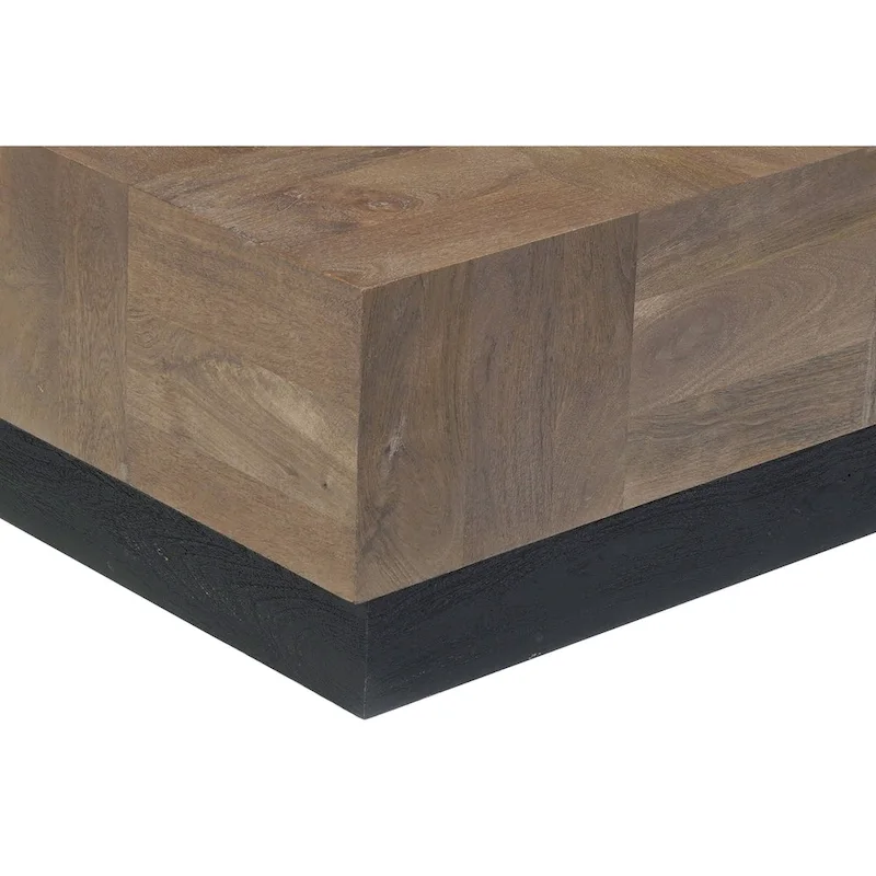 Caden 2-piece Solid Wood Living Room Table Set
