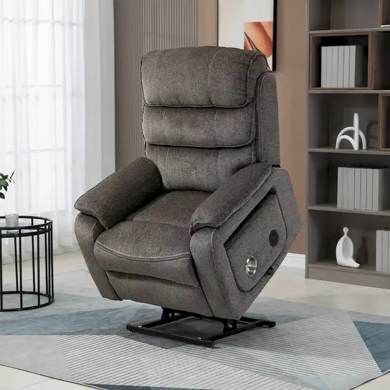 Oversized Recliner Chair with Wireless Charge, Massage & Heat