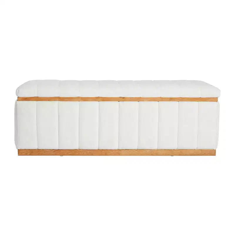 Performance Fabric Rectangular Storage Bench