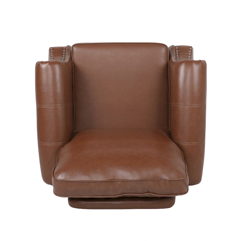 Dowd Faux Leather 3 Piece Club Chair and Sofa Set by Christopher Knight Home