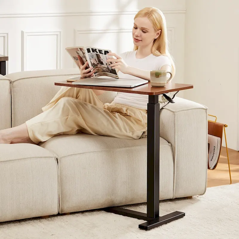 Adjustable mobile bed desk, computer desk, mobile standing desk