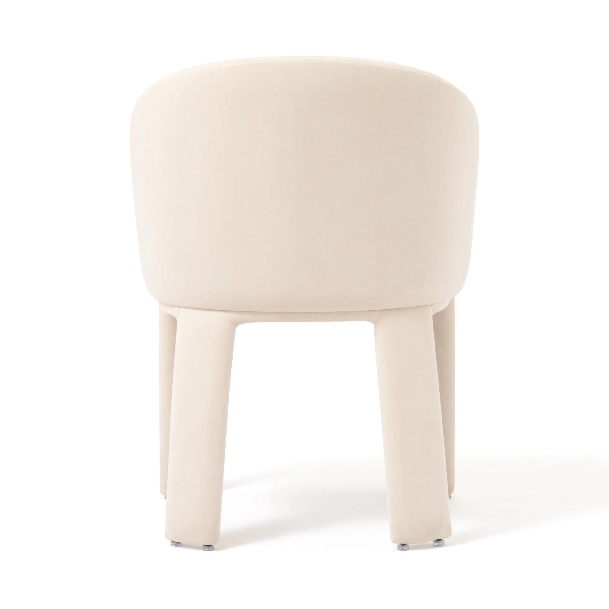 Ivory Upholstered Accent Chair