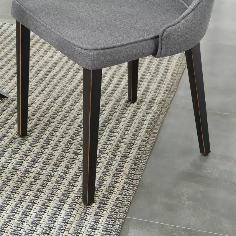 Probe Hues Modern Upholstered Dining chairs,Metal Armless Chair for Kitchen & Dining Room