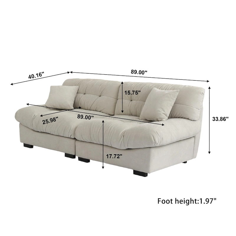 Minimalism Cloud Sofa Loveseat