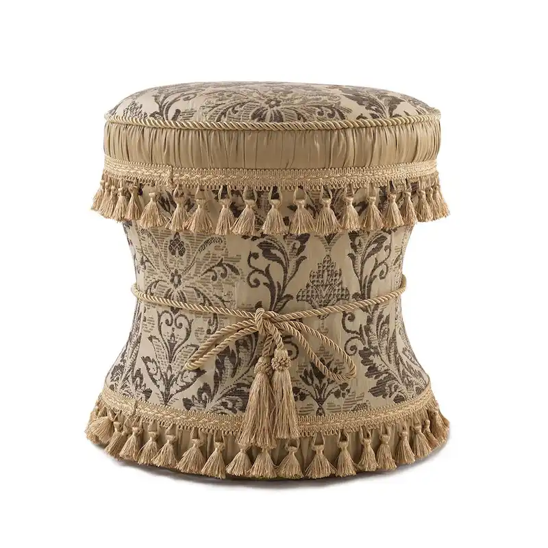 Leona Decorative Vanity Stool Ottoman