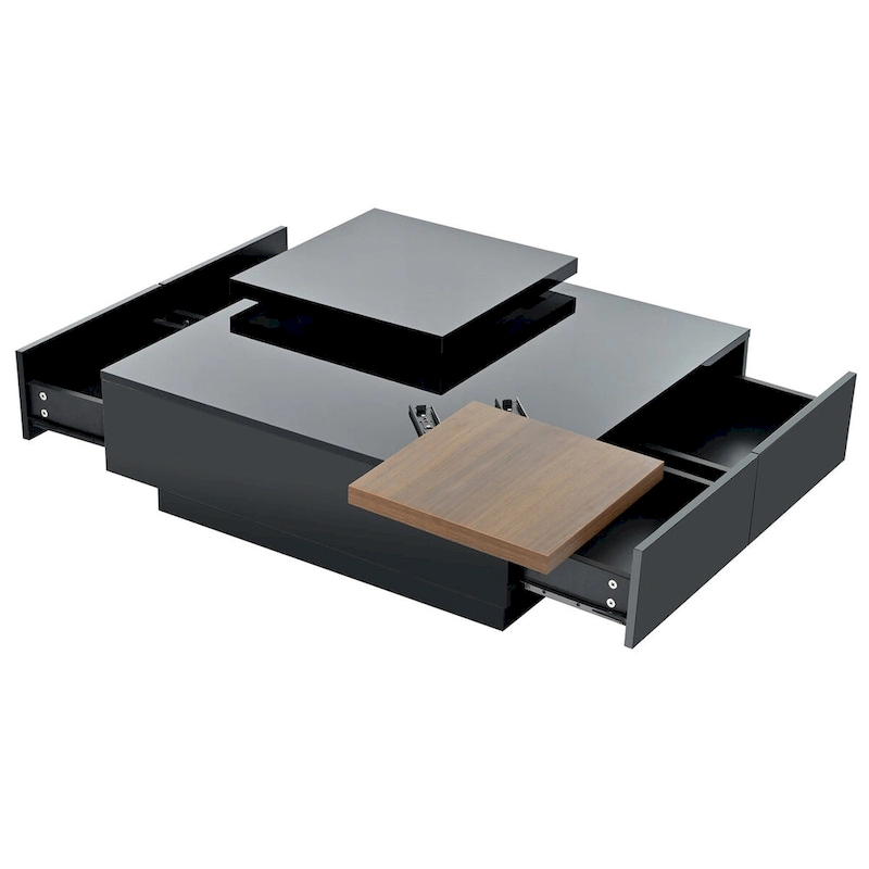 Modern Square Wood Coffee Table