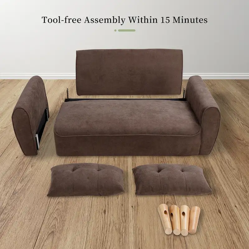 Futzca 47 Modern Loveseat Sofa