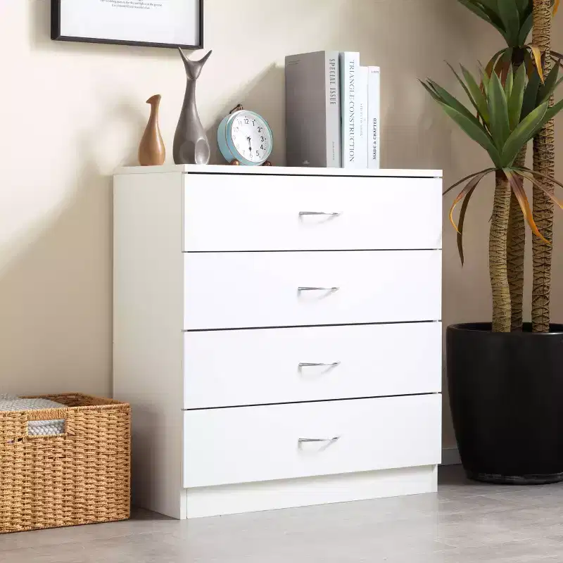 4-Drawer Storage Chest | Clean Lines, Space-Saving for Entryway & Bedroom