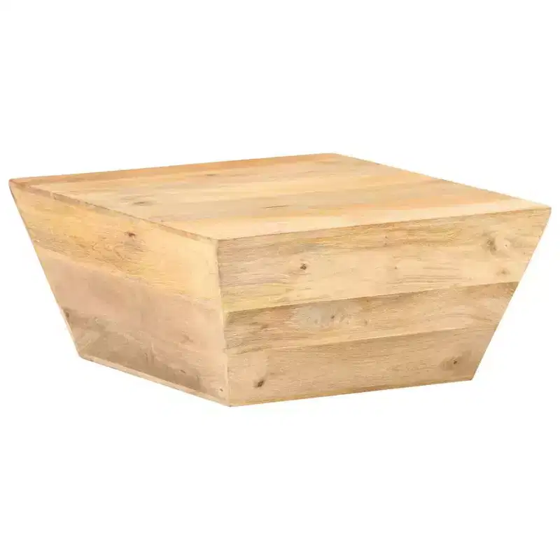 vidaXL Coffee Table V-shape Side End Table Living Room Sofa Table Solid Wood