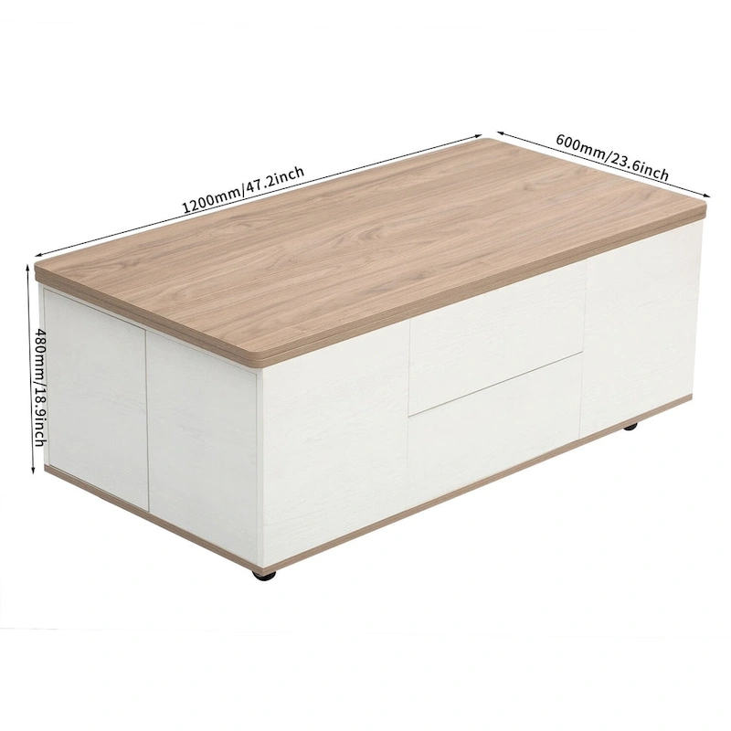 Merax Modern Lift Top Coffee Table Multifunctional Table