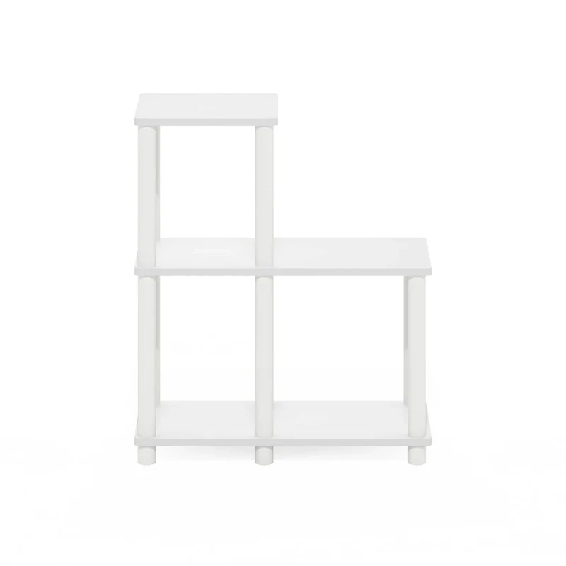 Furinno Turn-N-Tube No Tools 2-Tier Elevated TV Stands