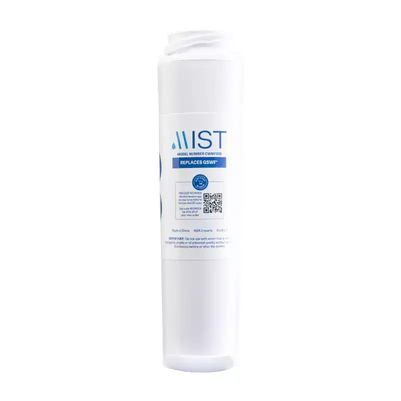 Mist GSWF Compatible with GE GSWFDS, 100749-C,100810/a Refrigerator Water Filter: Carbon Fridge Filter, White