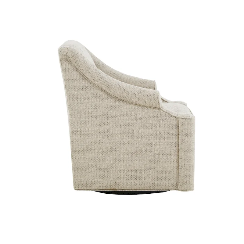 Madison Park Benton Tan 360 degree Swivel Glider Chair