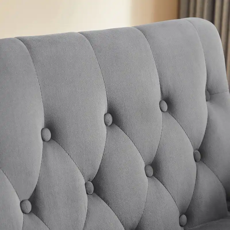 Adjustable Sleeper Sofa with 2 Lumbar Pillows