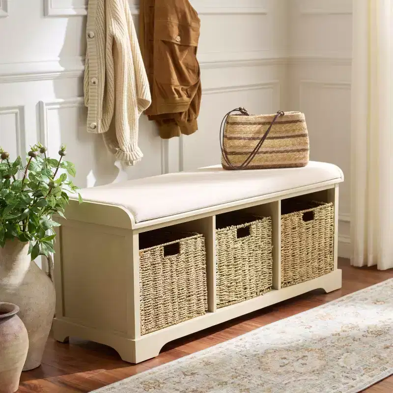 Lonan Storage Bench - AMH5733 - Safavieh Couture