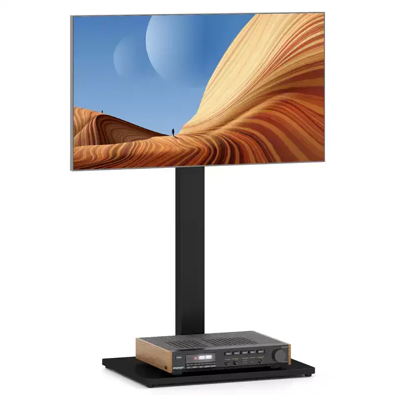 Costway Floor TV Stand Universal TV Stand for 32-70 Inch TVs up to 110 lbs Mount Stand