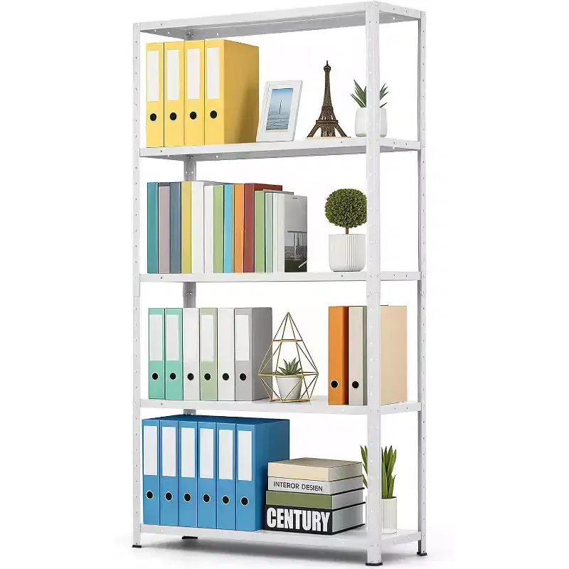 COZONY Adjustable Storage Shelves, Metal Shelf Organizer Unit for Garage Bedroom Living Room Office Closet