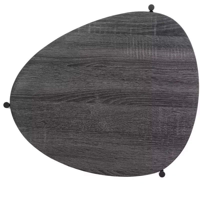 Sven Side Table – Dark Grey Oak/Black