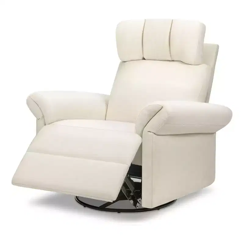 Recliner and Swivel Glider with Adjustable Headrest and Armrests