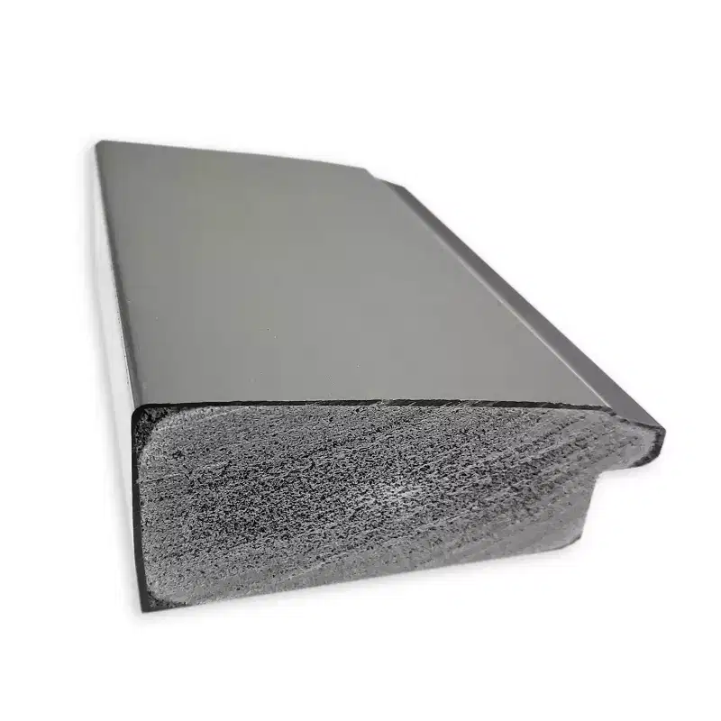 42" x 31" Non-Beveled Vista Brushed Nickel Bathroom Wall Mirror - Rectangle, Polystyrene Frame, Wall Mounted