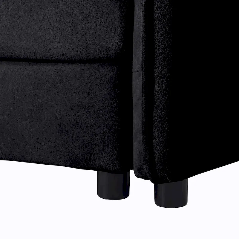 2-Piece 75.59 Chenille Cloud Loveseat Sofa Set with Deep Seat and 4 Pillows