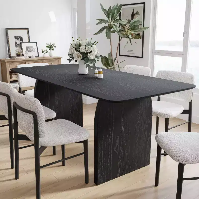 Modern Wood Kitchen Table Dining Room Table