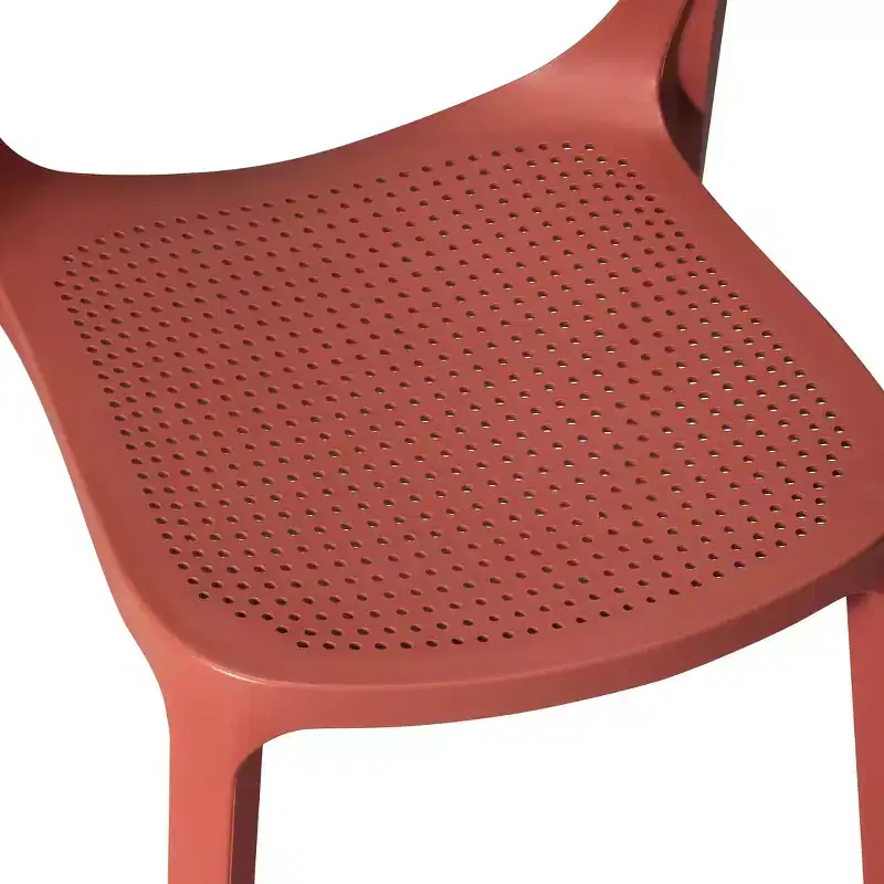 WestinTrends Playa Modern Stackable Plastic Resin Patio Dining Side Chair (Set of 2)