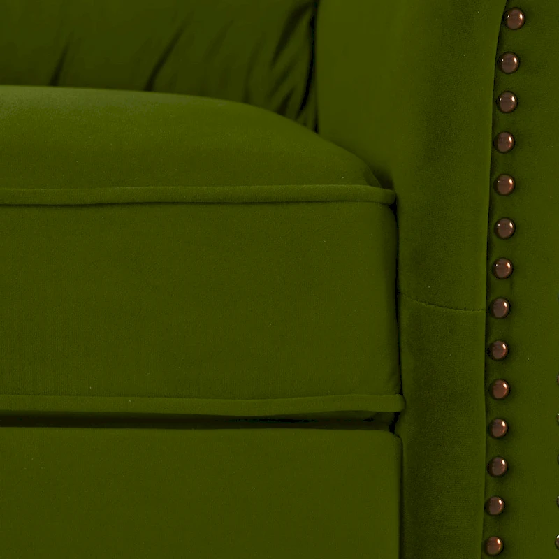Marloo Modern Swivel Velvet Recliner Chair by Christopher Knight Home