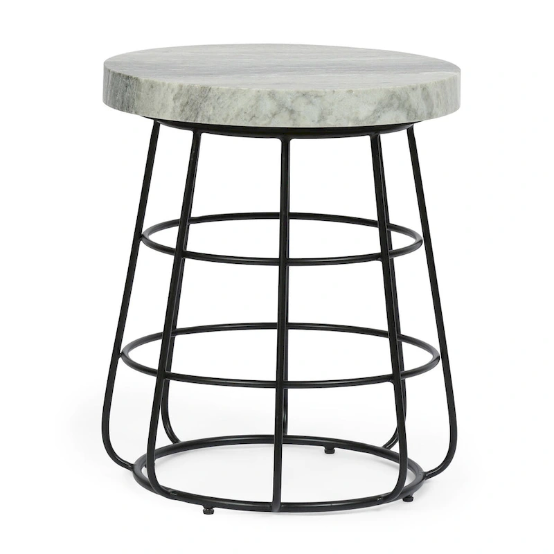 Thick Marble Side Table