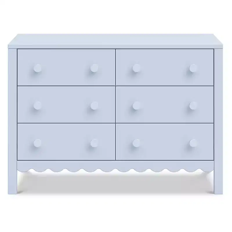 Scallop 6-Drawer Dresser