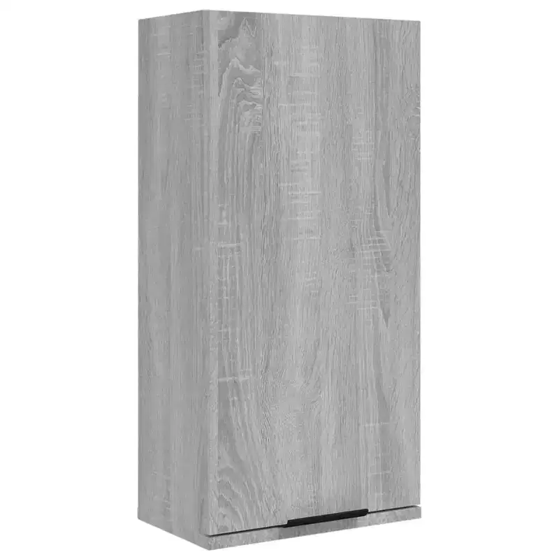 Bathroom Cabinet Gray Sonoma Engineered Wood 12.6x7.9x26.4 in
