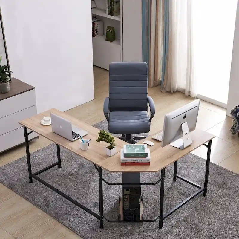 MCombo Corner L-Shape Gaming Desk, MDF 7121