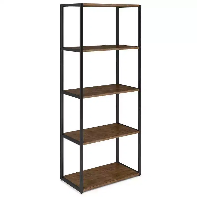 72 Brinkley Bookcase Rustic Natural Aged Brown - WyndenHall