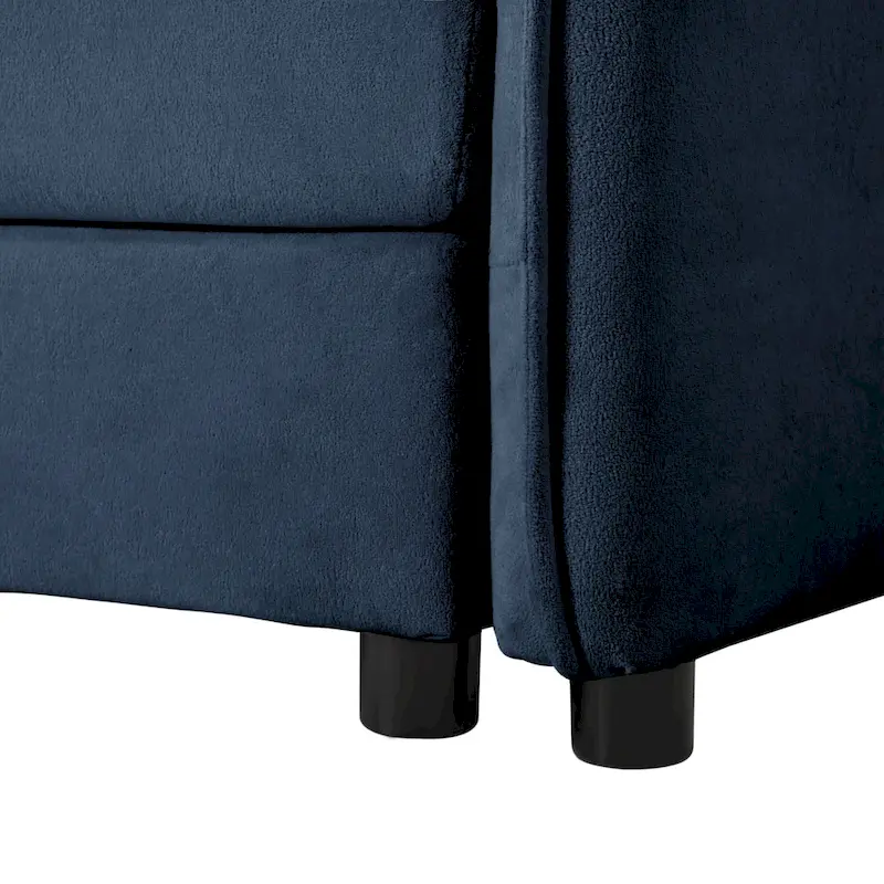 2-Piece 75.59 Chenille Cloud Loveseat Sofa Set with Deep Seat and 4 Pillows