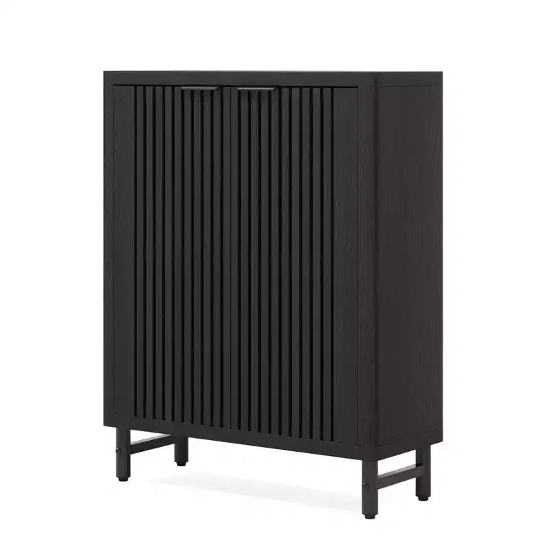 Lantine 6-Tier Shoe Cabinet with Louvered Doors