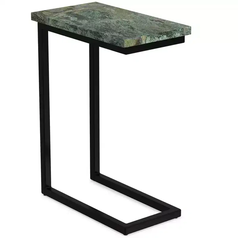 Rhonda C Side Table with Genuine Marble Top