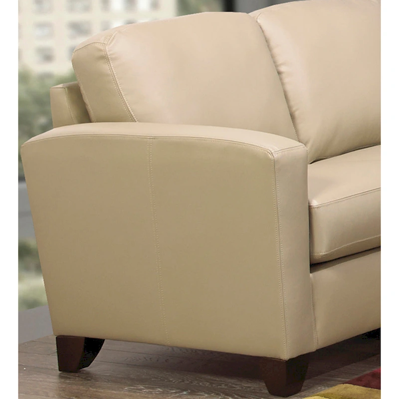 Bryce Italian Top Grain Leather Sofa Chairs Set