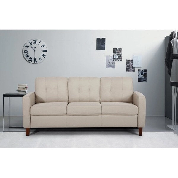Harrad Tufted Mid-Century 3 Piece Living Room Set