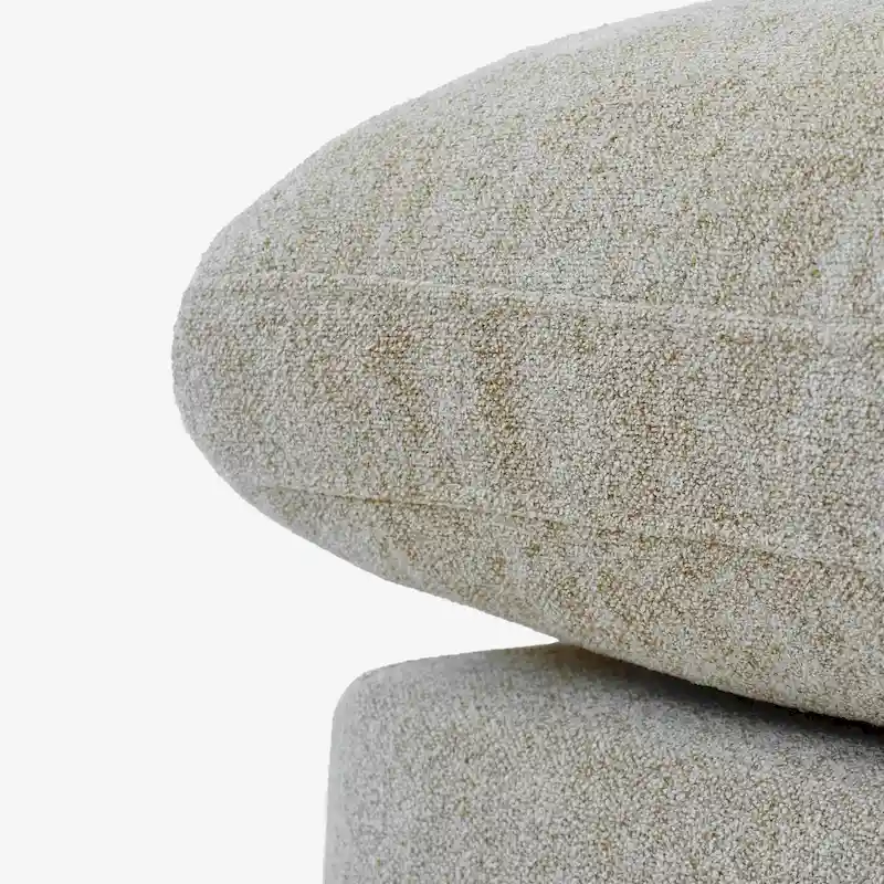 160 Modern Linen Upholstery 4 Piece Sectional Sofa Minimalism Commix Down Filled Modular Couches