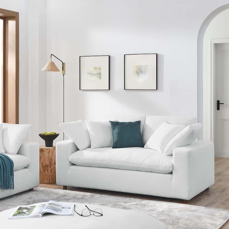 Commix Down Filled Overstuffed Loveseat - N/A