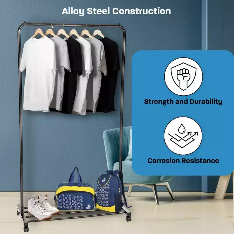 USTECH Heavy Duty Garment Organizer Black