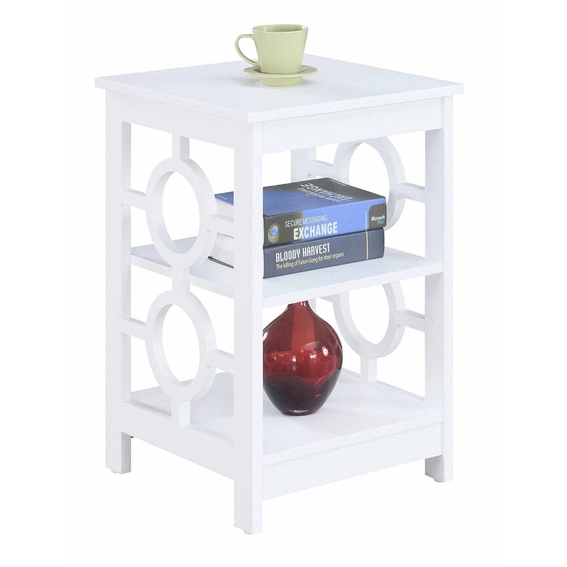 Convenience Concepts Ring End Table with Shelves