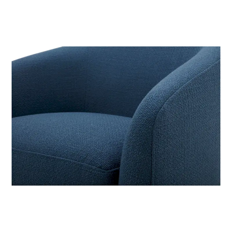 Aurelle Home Modern Upholsted Swivel Barrel Chair