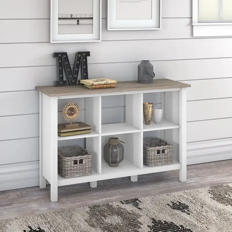 Mayfield 6 Cube Bookcase Organizer and Storage by Bush Furniture