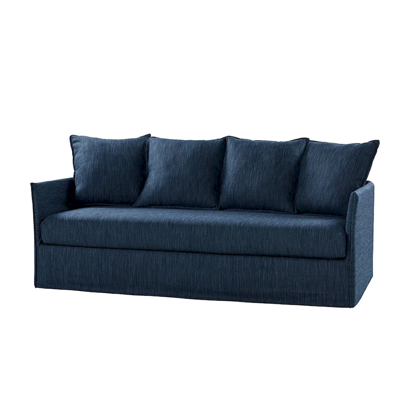 Gottfried 80 Slipcovered Sofa with Removable Cushions by HULALA HOME